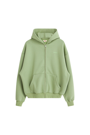 Classic Zip Hoodie Celery | CHECKS DOWNTOWN