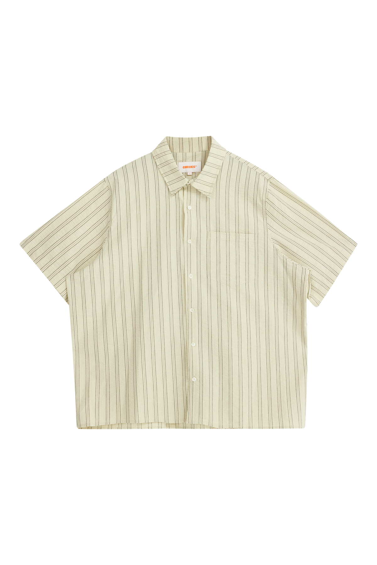 Tender Shirt Beige Seersucker | CHECKS DOWNTOWN