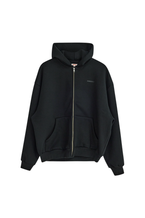 Classic Zip Hoodie Black | CHECKS DOWNTOWN