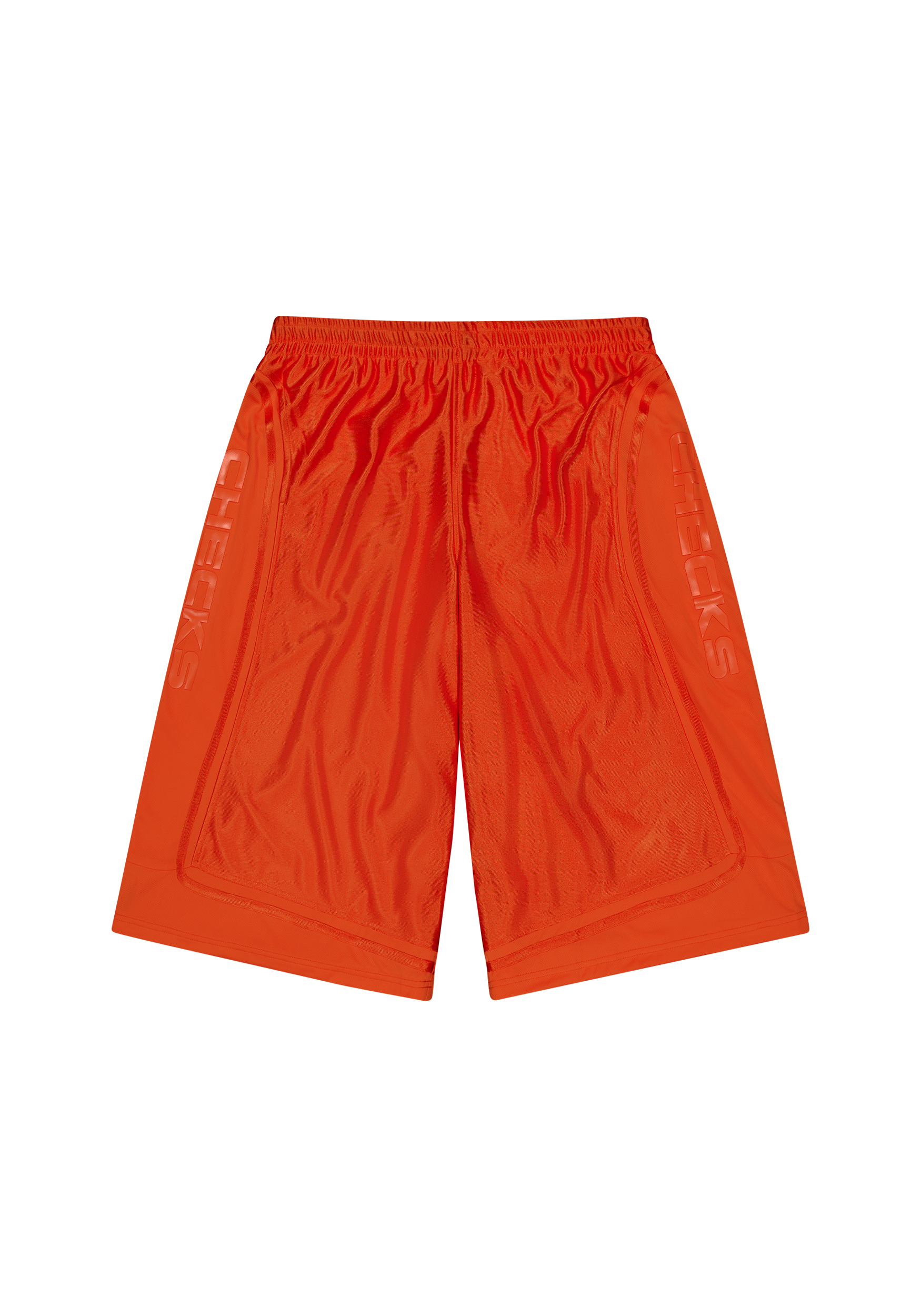 Hooper Shorts Orange | CHECKS DOWNTOWN