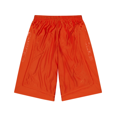 Hooper Shorts Orange | CHECKS DOWNTOWN