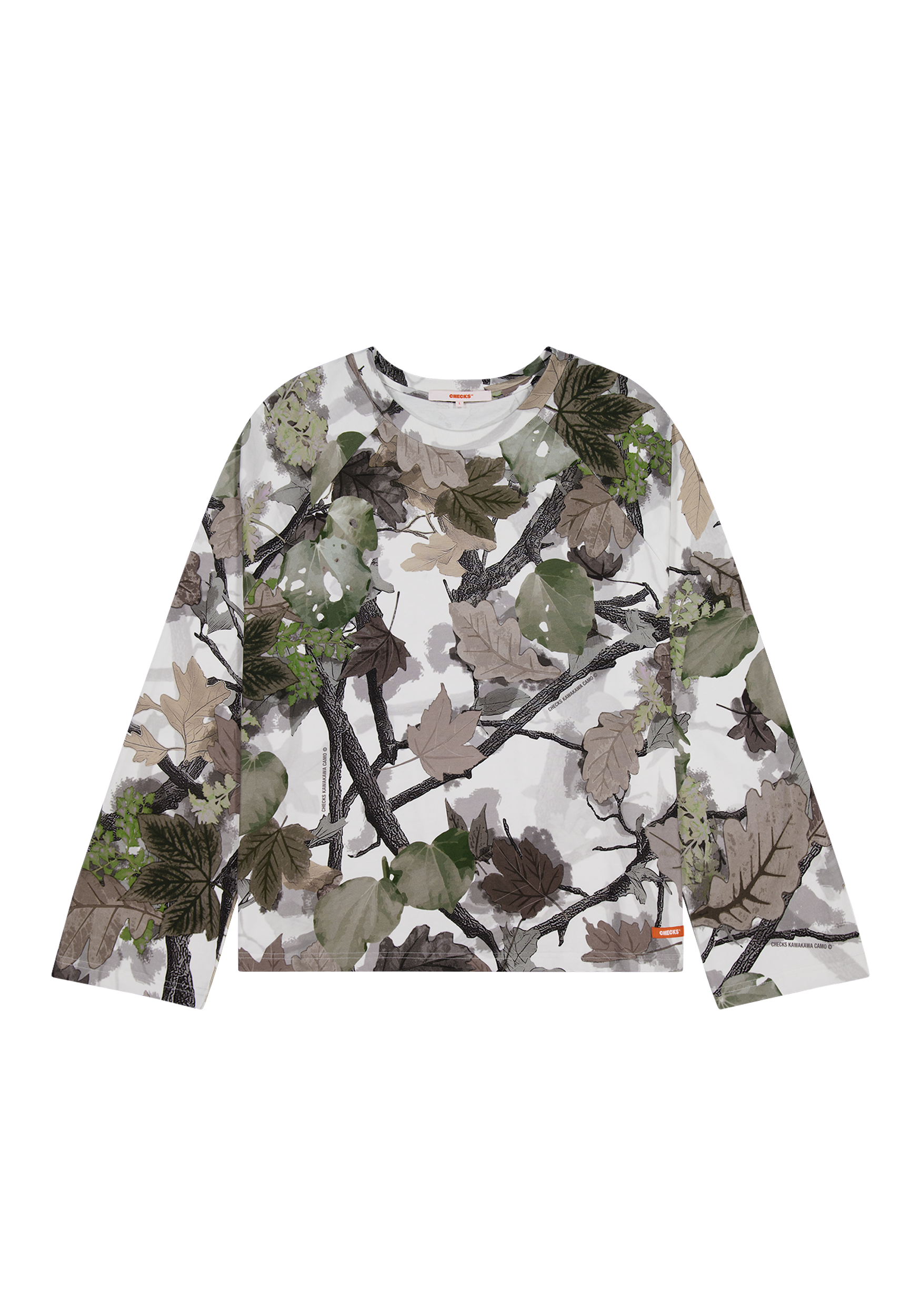 Kawakawa LS Tee White | CHECKS DOWNTOWN