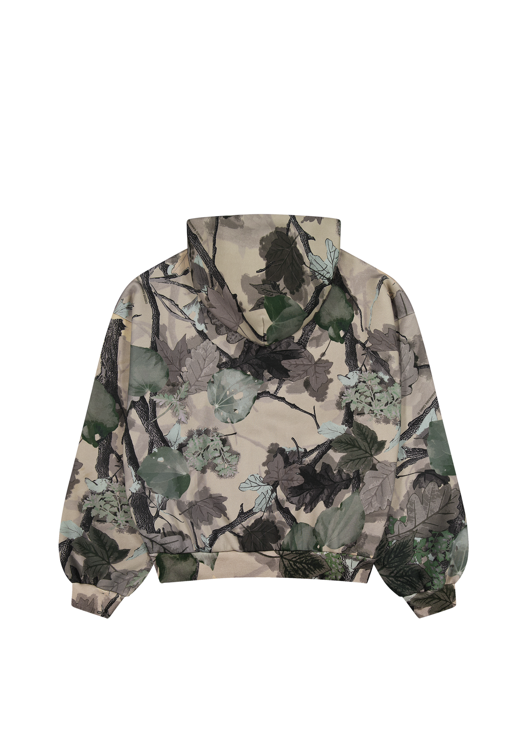Kawakawa Camo Hoodie Brown | CHECKS DOWNTOWN