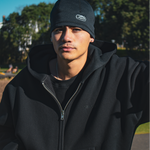 Classic Zip Hoodie Black | CHECKS DOWNTOWN