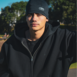 Classic Zip Hoodie Black | CHECKS DOWNTOWN