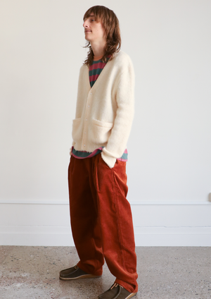 Shop looks for「Corduroy Cropped Jacket、Pleated Wide Pants