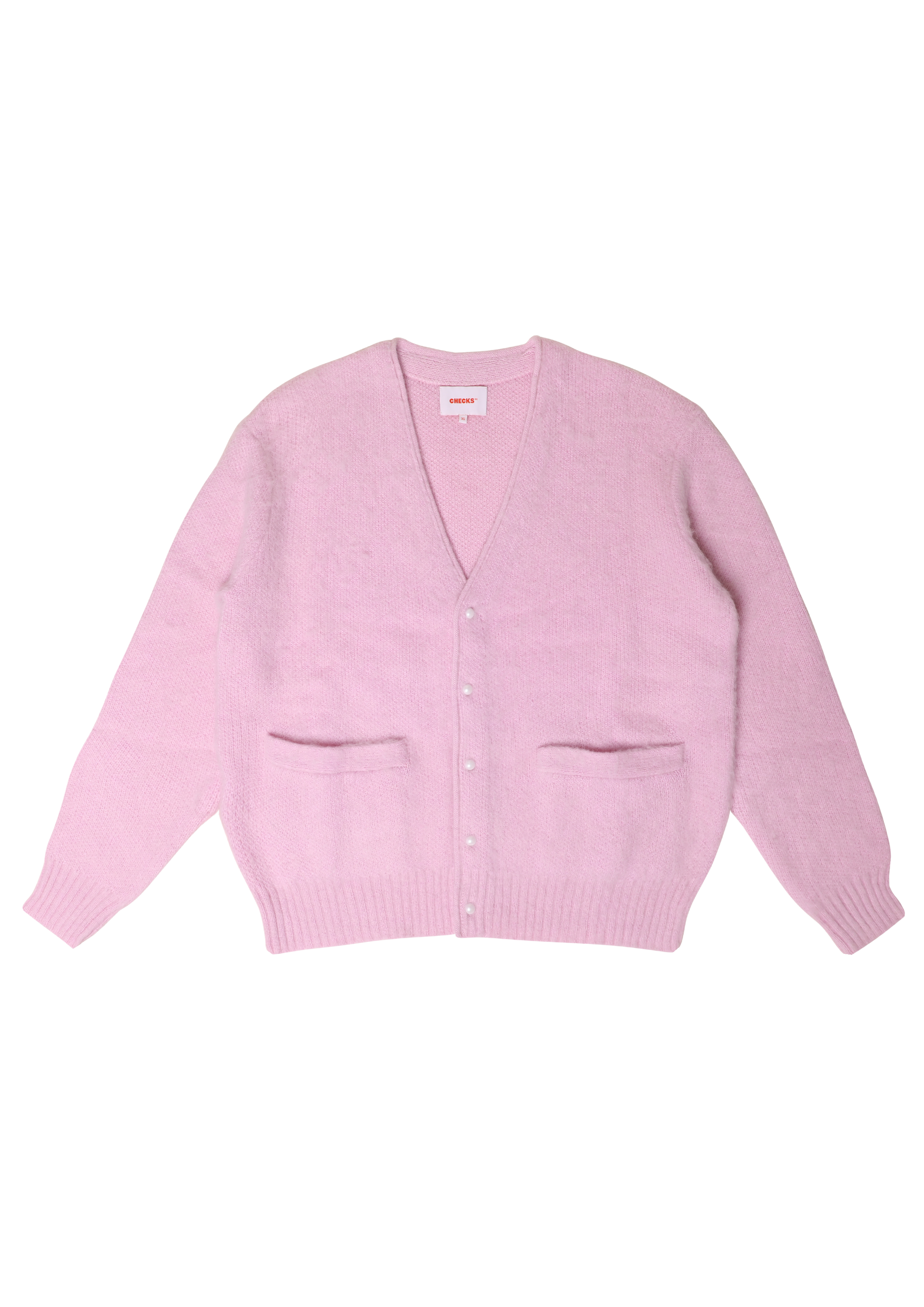 Light pink store cardigan sweater