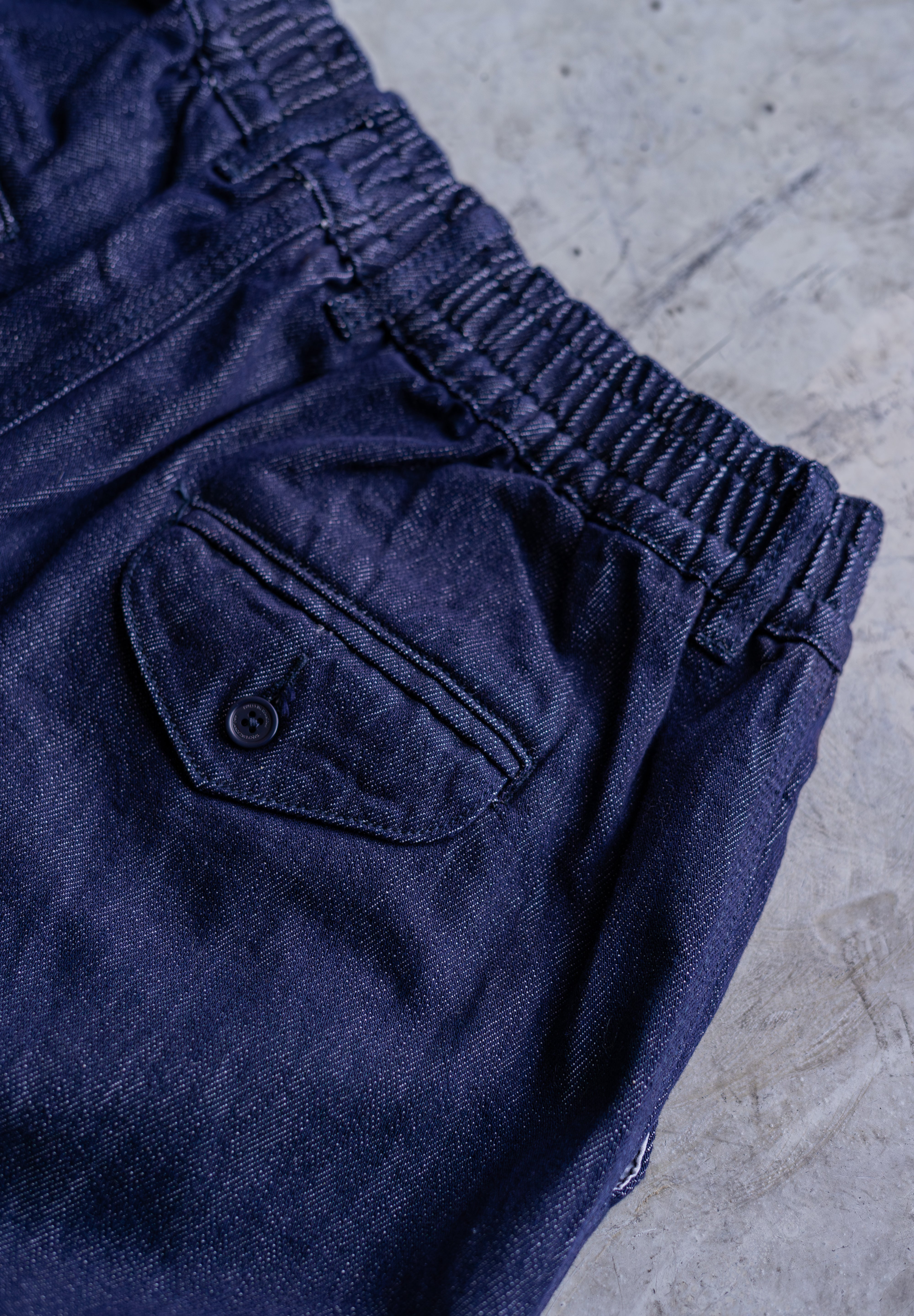 Hakama Shorts Indigo | CHECKS DOWNTOWN