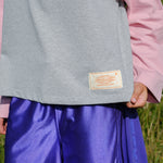 Crew Raglan Jersey Grey/Pink | CHECKS DOWNTOWN
