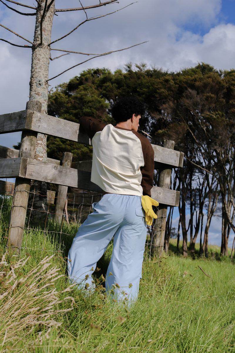 Wind Pants Caroline Blue | CHECKS DOWNTOWN