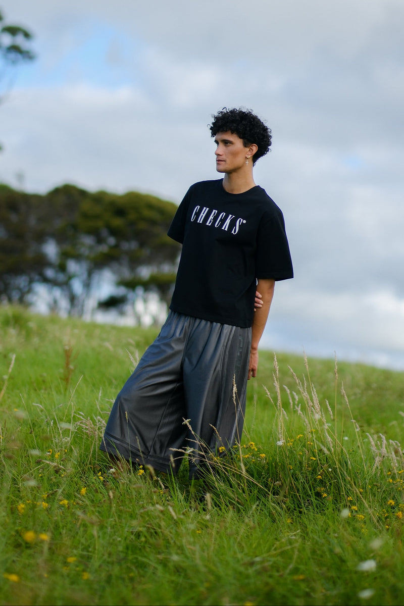 Hooper Shorts Gunmetal | CHECKS DOWNTOWN