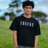 Dptmnt Tee Black | CHECKS DOWNTOWN