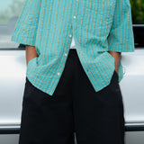 Tender Shirt Green Stripe | CHECKS DOWNTOWN