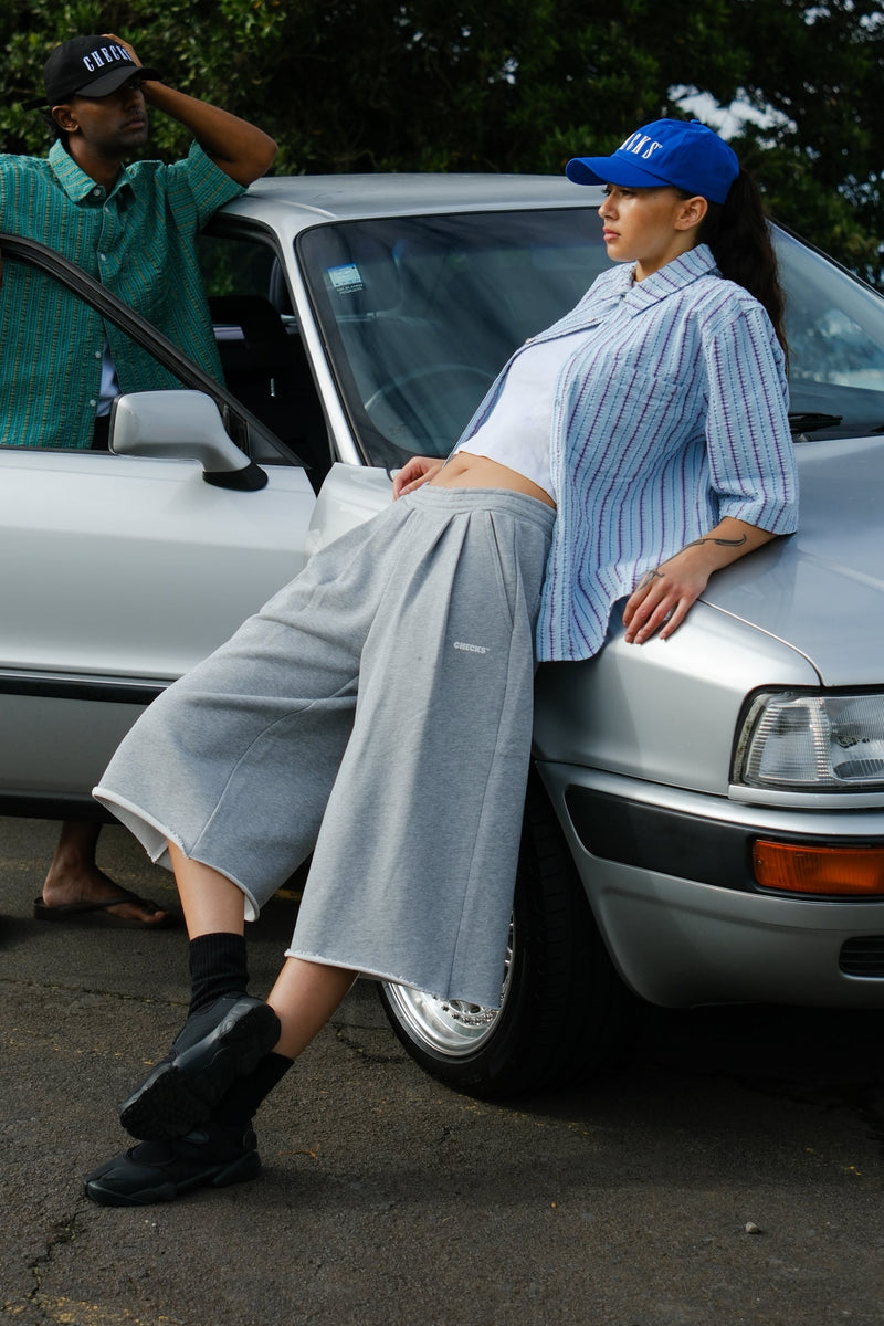 Lark Sweatshorts Athletic Grey | CHECKS DOWNTOWN