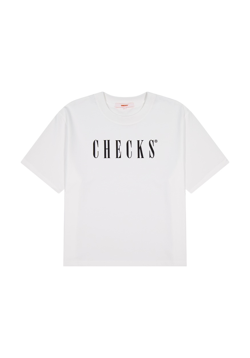 Dptmnt Tee White | CHECKS DOWNTOWN