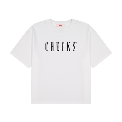Dptmnt Tee White | CHECKS DOWNTOWN