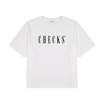 Dptmnt Tee White | CHECKS DOWNTOWN