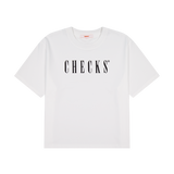 Dptmnt Tee White | CHECKS DOWNTOWN