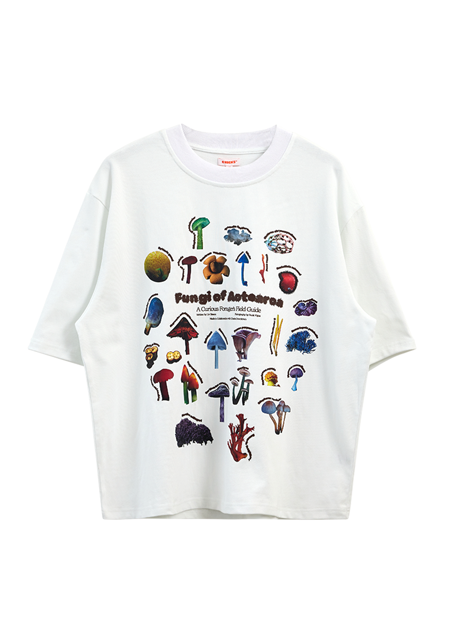 Fungi of Aotearoa Tee White | CHECKS DOWNTOWN