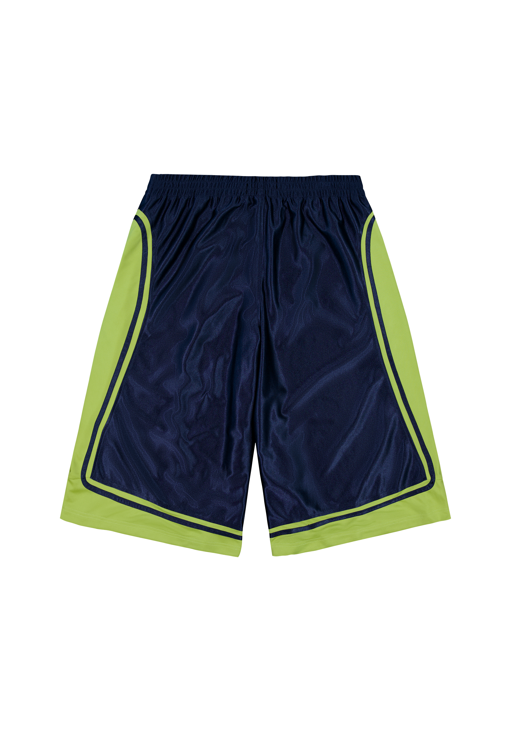 Hooper Shorts Navy/Slime | CHECKS DOWNTOWN