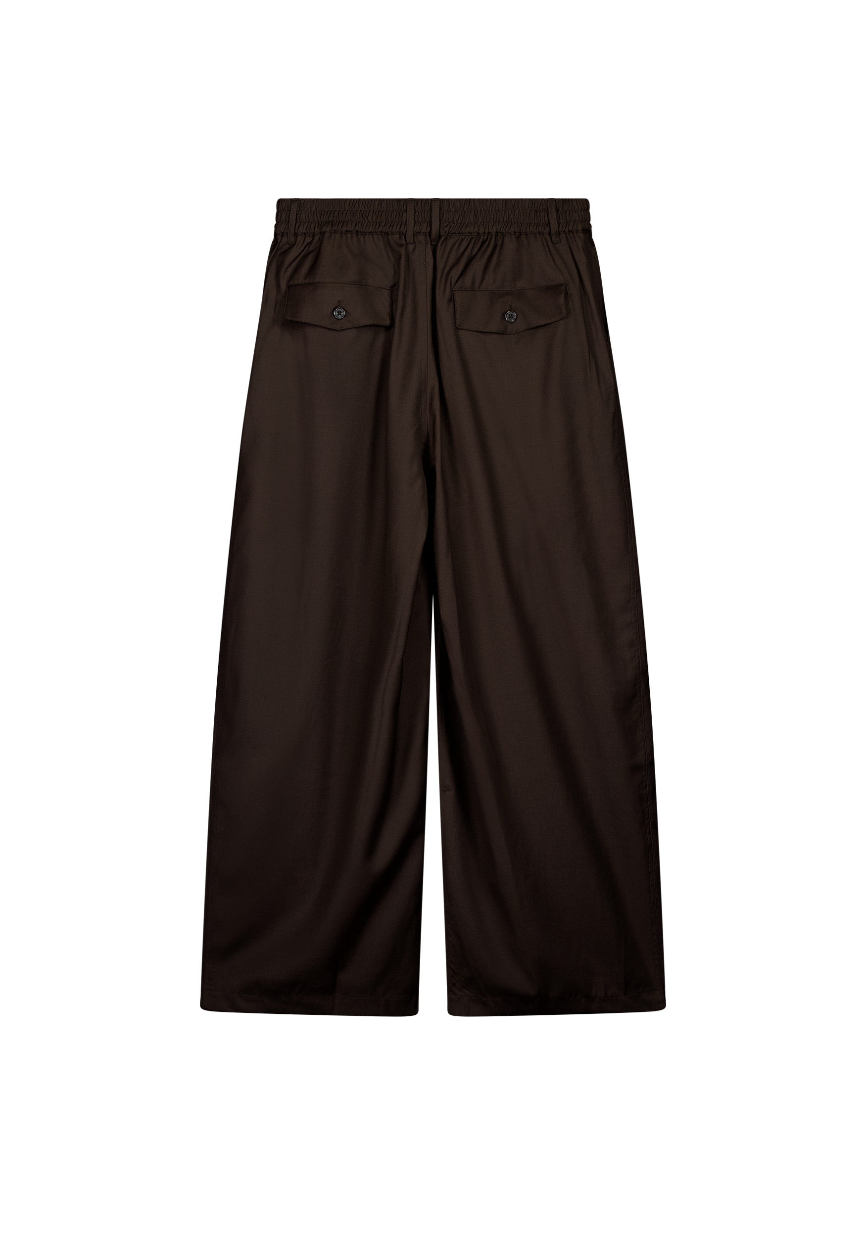 Hakama Pants Cocoa Wool | CHECKS DOWNTOWN