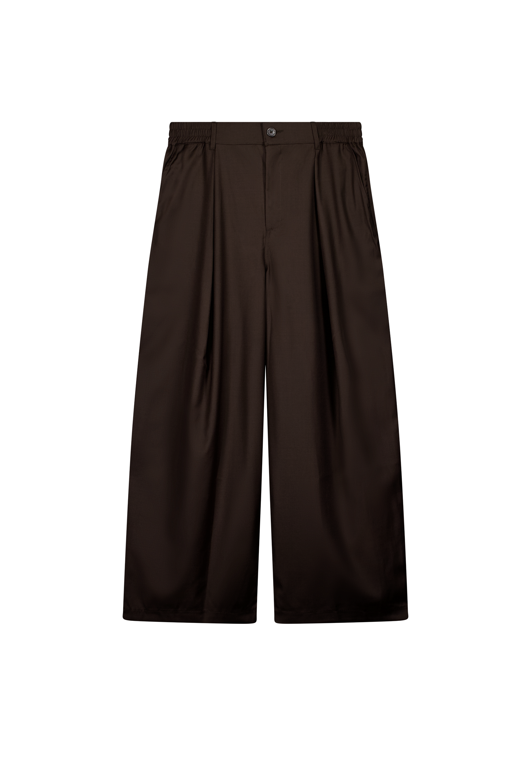 Hakama Pants Cocoa Wool | CHECKS DOWNTOWN