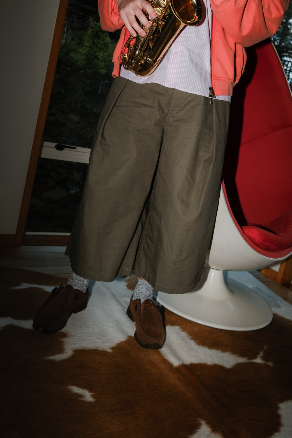 Hakama Shorts V2 Olive Ripstop  | CHECKS DOWNTOWN