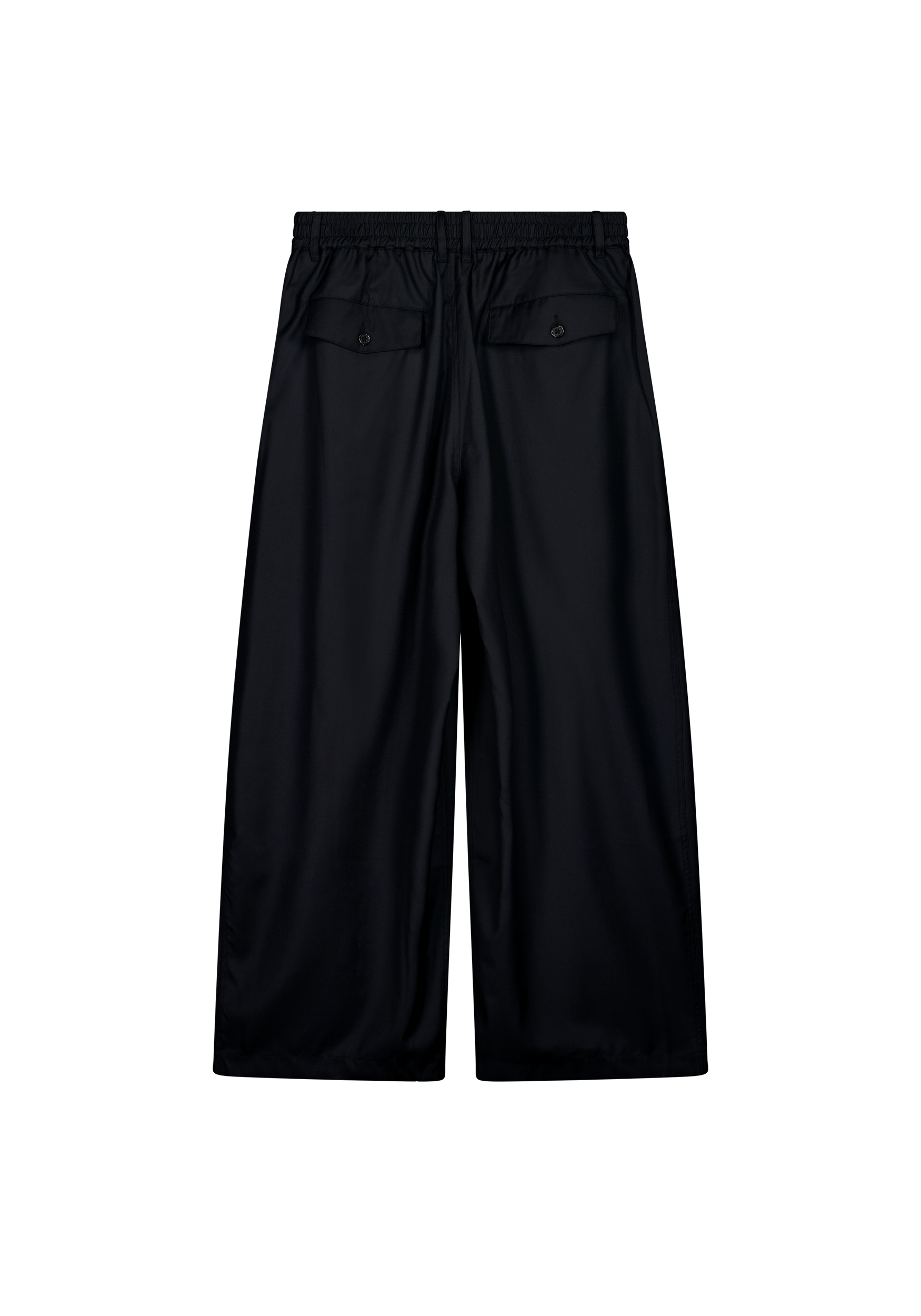 Hakama Pants Black Wool | CHECKS DOWNTOWN