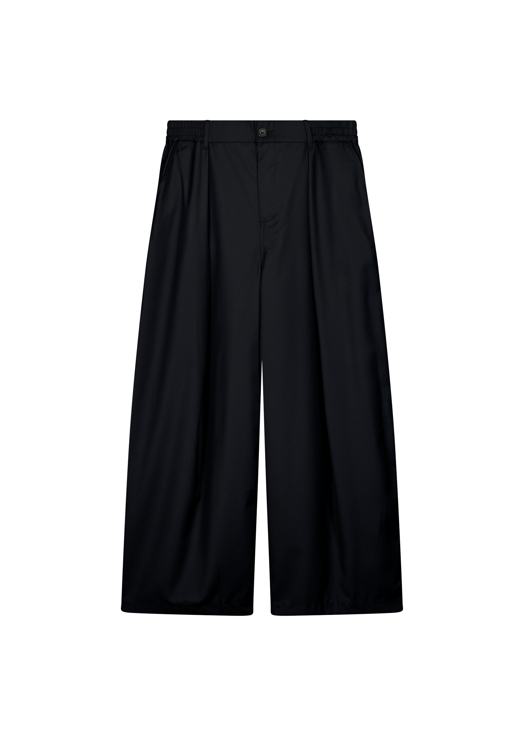 Hakama Pants Black Wool | CHECKS DOWNTOWN