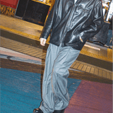 Hakama Pants Charcoal Pinstripe | CHECKS DOWNTOWN