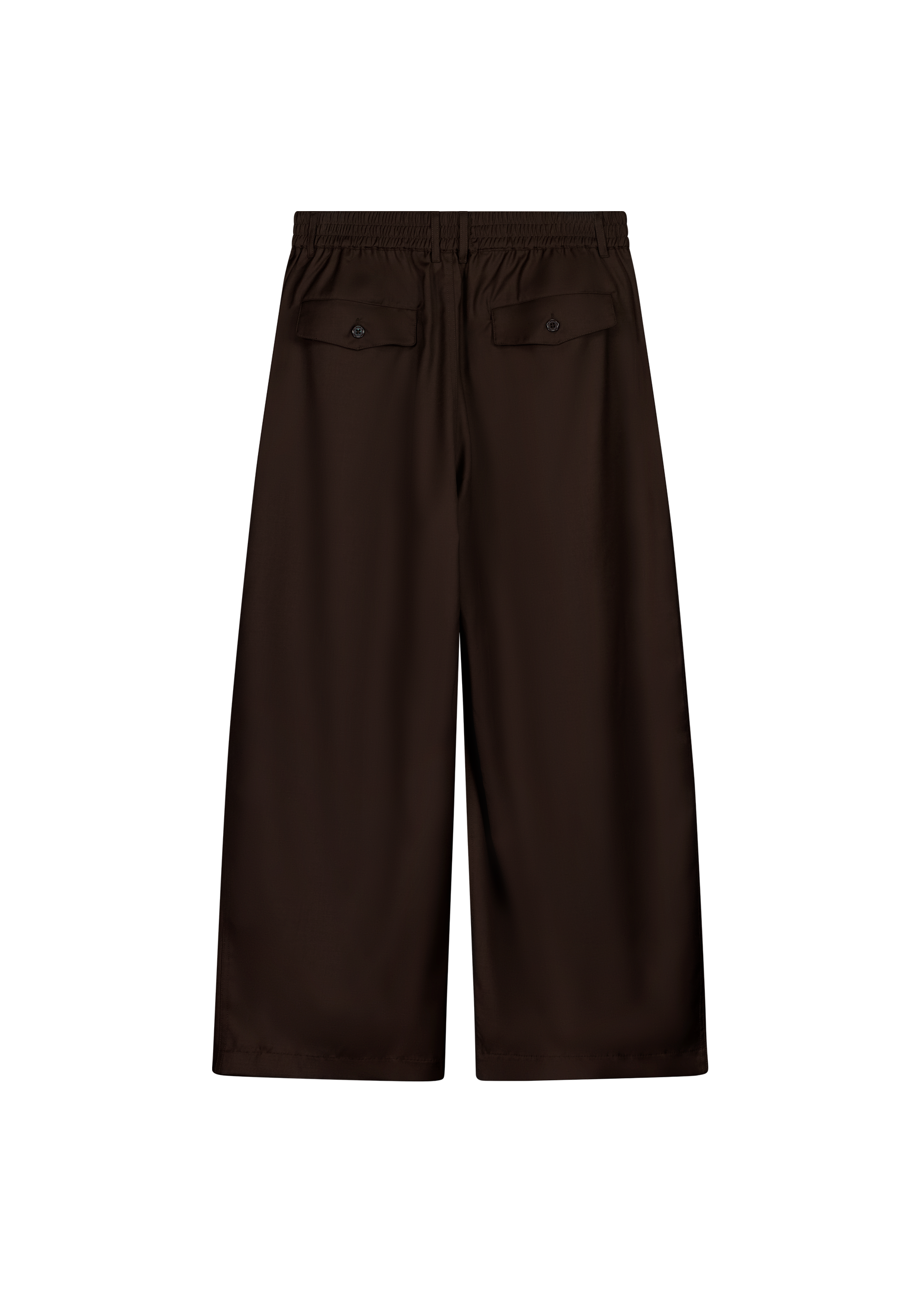 Hakama Pants Cocoa Wool | CHECKS DOWNTOWN