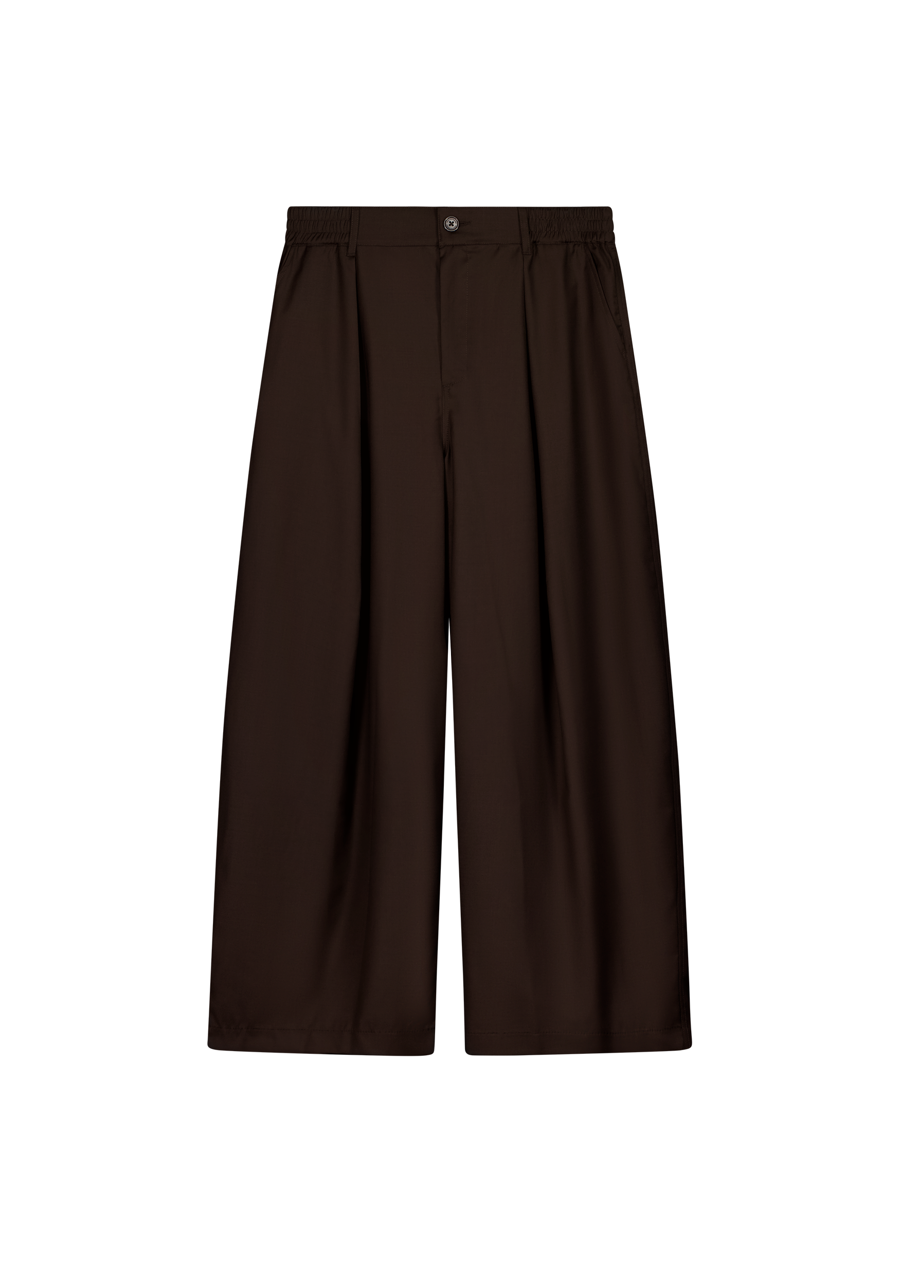 Hakama Pants Cocoa Wool | CHECKS DOWNTOWN