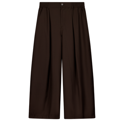 Hakama Pants Cocoa Wool | CHECKS DOWNTOWN