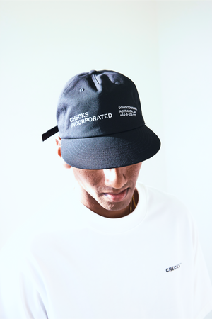 Club Cap Black | CHECKS DOWNTOWN