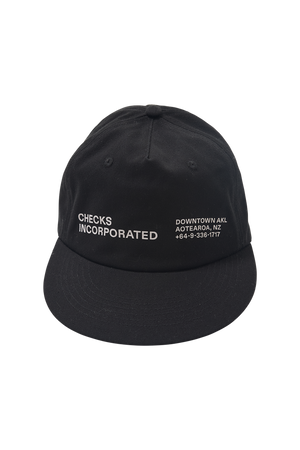 Club Cap Black | CHECKS DOWNTOWN