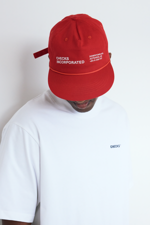 Club Cap Red | CHECKS DOWNTOWN