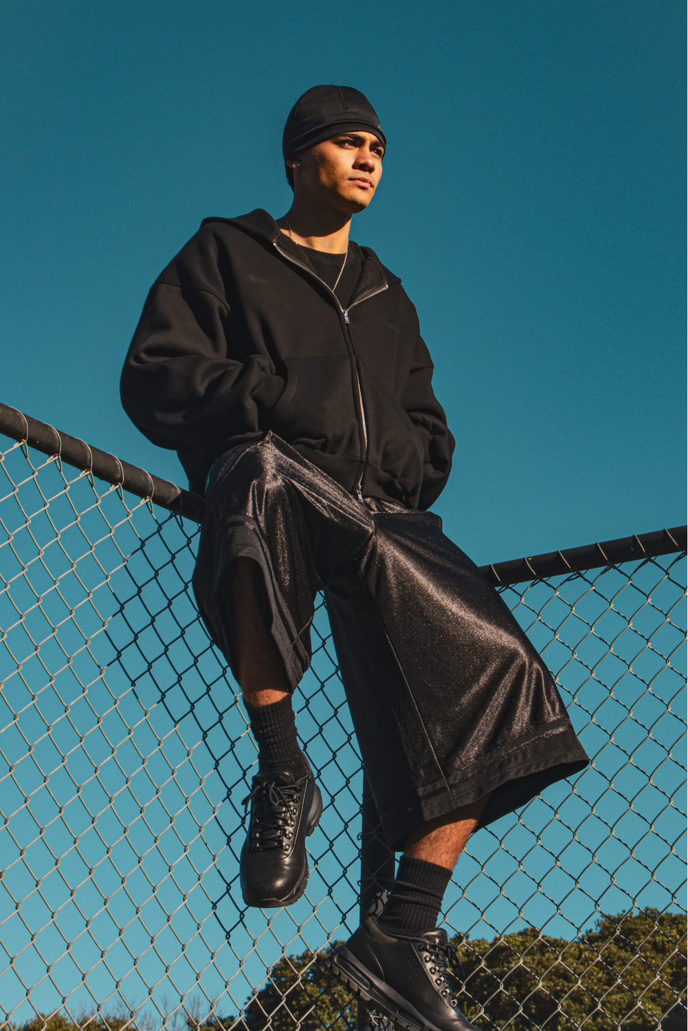 Hooper Shorts Black | CHECKS DOWNTOWN