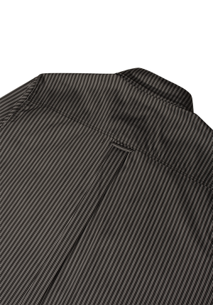 Stripe Big Shirt Black/White | CHECKS DOWNTOWN