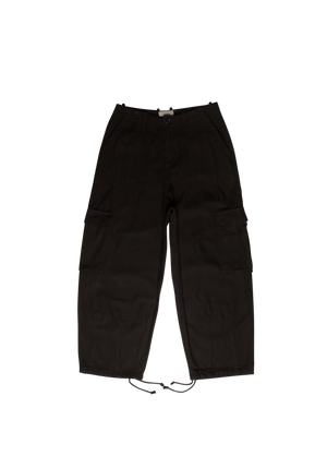 Balloon Cargo Pants Black | CHECKS DOWNTOWN