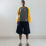 Hakama Shorts Indigo | CHECKS DOWNTOWN