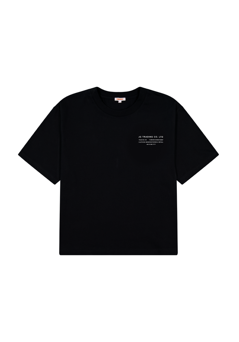 JG Trading Tee Black | CHECKS DOWNTOWN