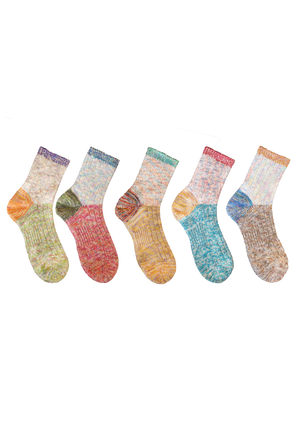 Mauna Kea Heel Stitching Twister Socks | CHECKS DOWNTOWN 