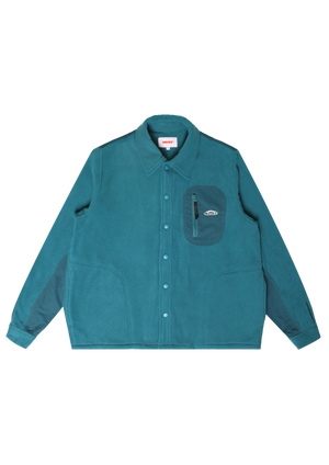 Polar Fleece Shirt Teal | CHECKS DOWNTOWN