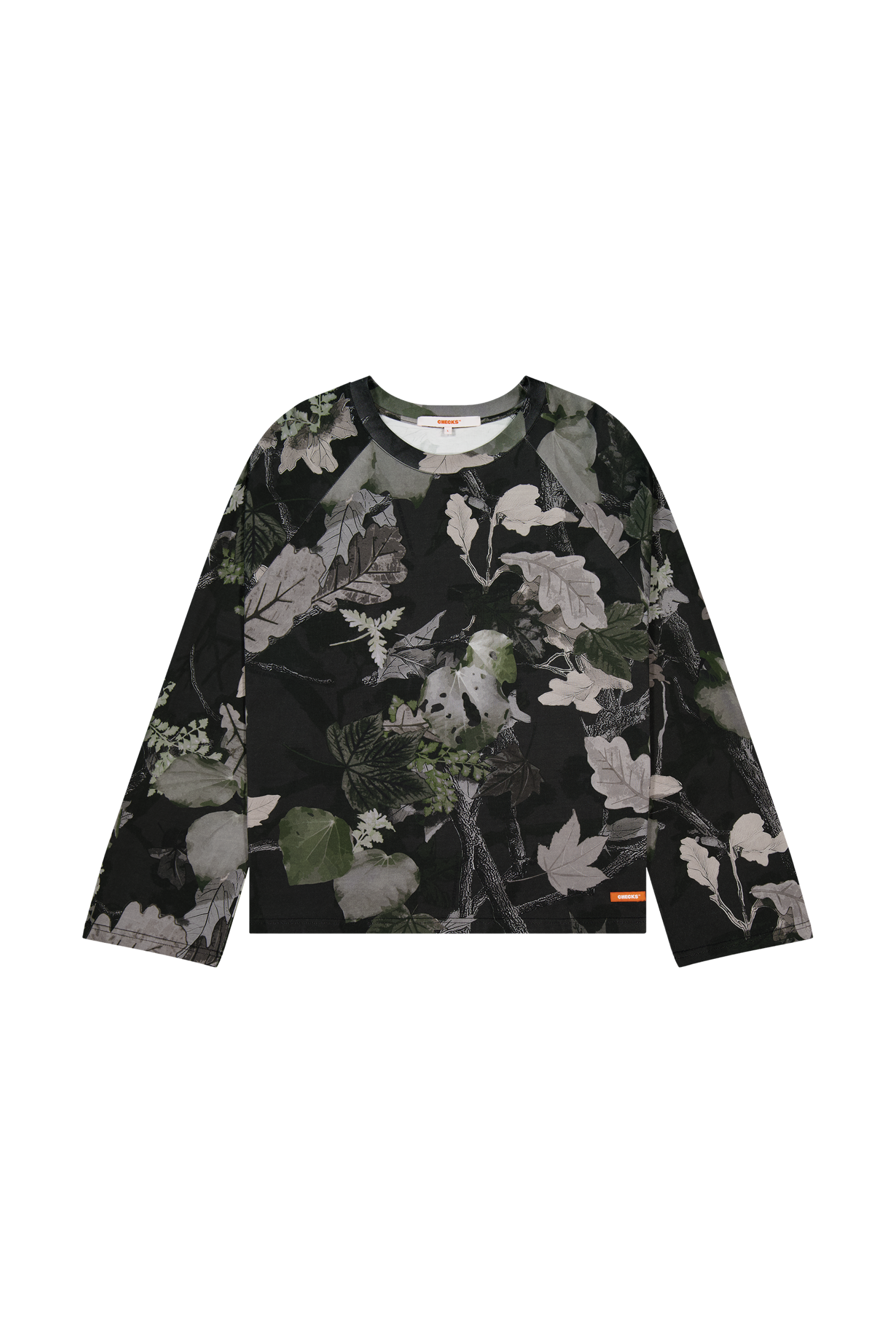 Kawakawa LS Tee Charcoal | CHECKS DOWNTOWN