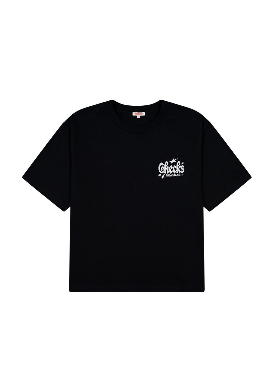 Shop Rock T-shirt Black | CHECKS DOWNTOWN