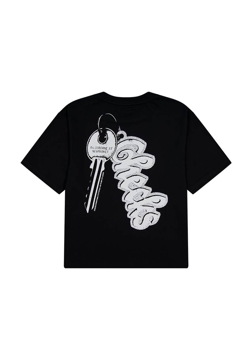 Shop Key T-shirt Black | CHECKS DOWNTOWN