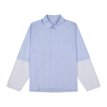 Layered Shirt Mixed Stripe | CHECKS DOWNTOWN