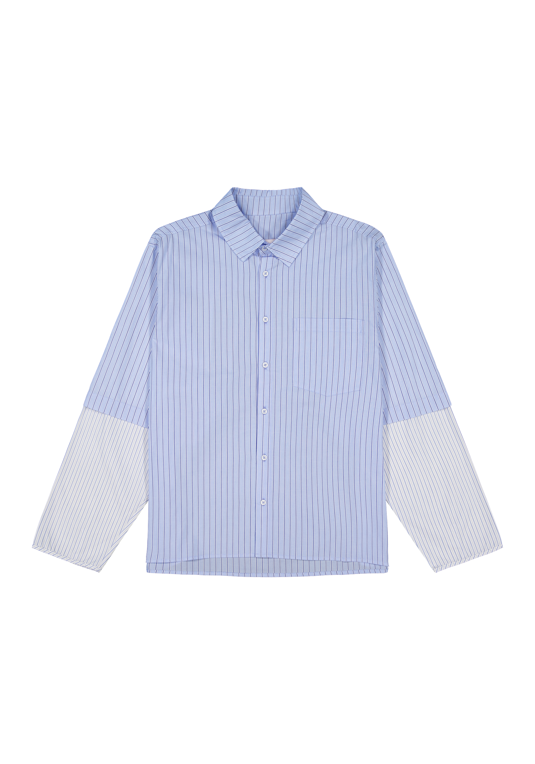 Layered Shirt Mixed Stripe | CHECKS DOWNTOWN