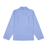 Layered Shirt Solid Blue | CHECKS DOWNTOWN