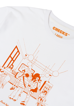 Checks x Duck Island T-shirt | CHECKS DOWNTOWN